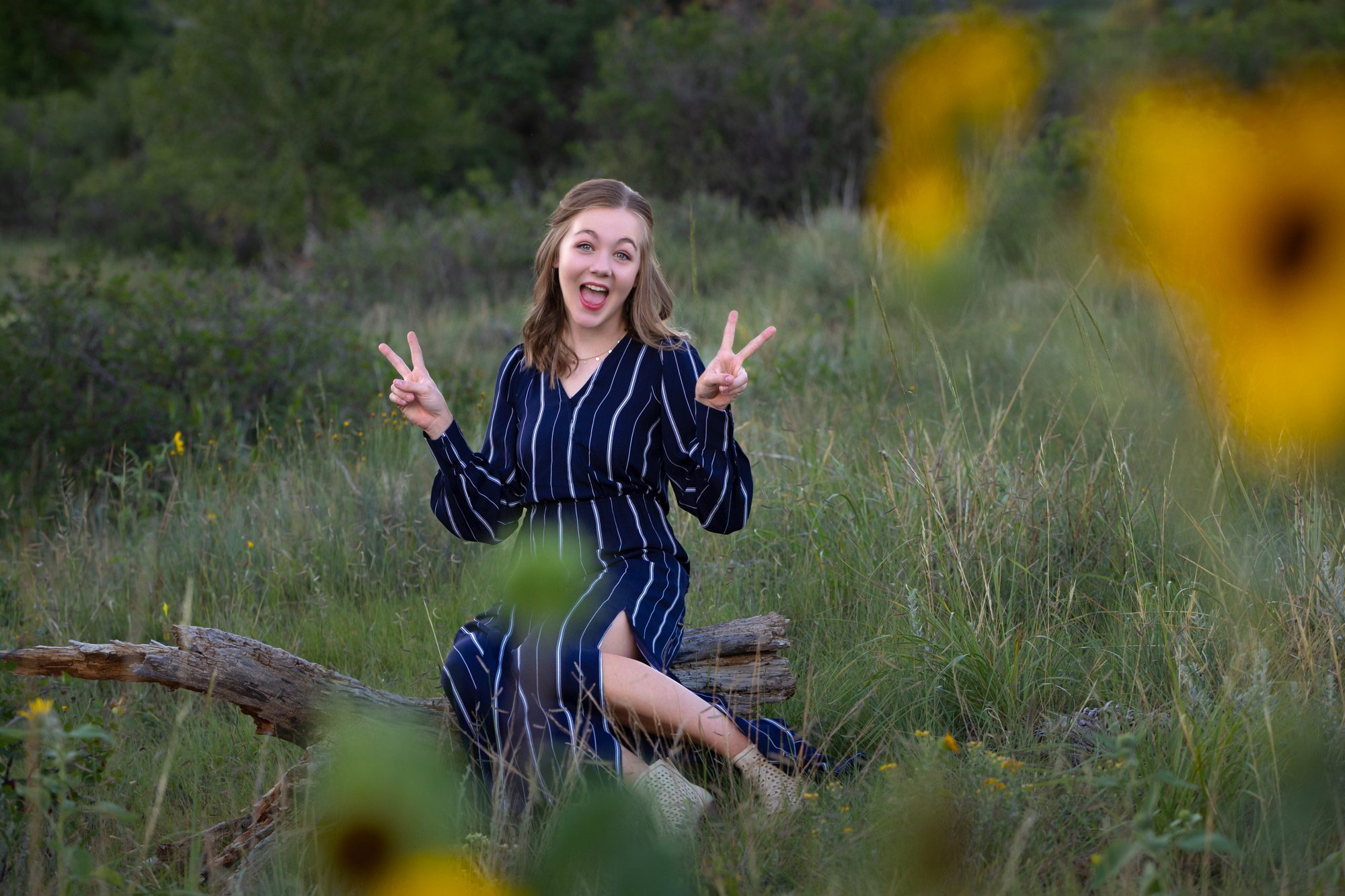 Senior girl in Colorado